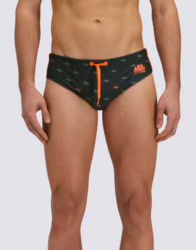 DIWALTER MEN'S SWIM BRIEFS WITH MONOGRAM PRINT 2