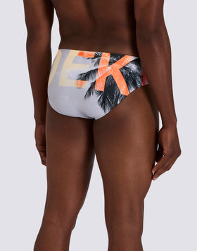 SLIP MARE UOMO CON LOGO E STAMPA L.A DREAM