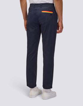 TWILL STRETCH CHINO TROUSERS
