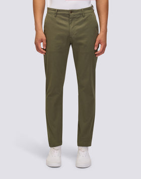 TWILL STRETCH CHINO TROUSERS
