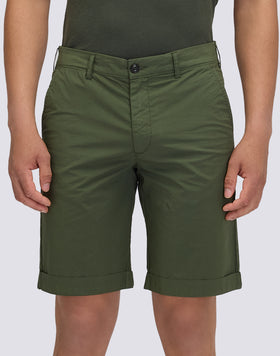 MEN'S GARMENT-DYED STRETCH POPLIN WALKSHORT