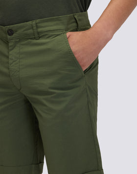 MEN'S GARMENT-DYED STRETCH POPLIN WALKSHORT