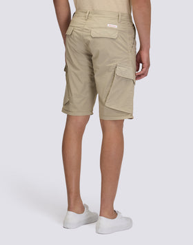 MEN'S GARMENT-DYED STRETCH POPLIN CARGO WALKSHORT