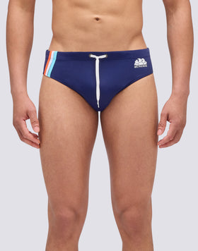 BRIEFS WITH TRICOLOUR DETAIL