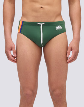 BRIEFS WITH TRICOLOUR DETAIL