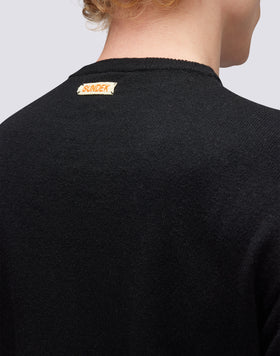 CREW NECK CASHMERE BLEND SWEATER