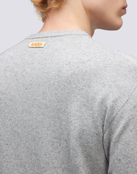 CREW NECK CASHMERE BLEND SWEATER