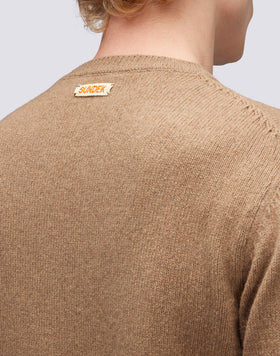 CREW NECK CASHMERE BLEND SWEATER