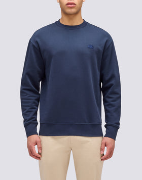 CREWNECK SWEATSHIRT WITH EMBROIDERED LOGO