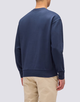 CREWNECK SWEATSHIRT WITH EMBROIDERED LOGO