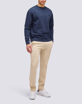 CREWNECK SWEATSHIRT WITH EMBROIDERED LOGO