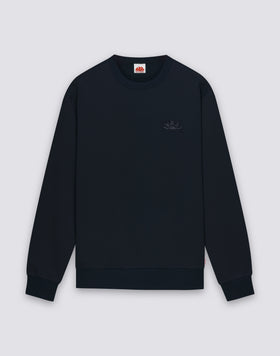 MEN'S CREW NECK SWEATSHIRT IN RECYCLED INTERLOCK COTTON
