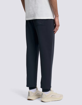 PANTALONI LUNGHI UOMO A VITA ELASTICATA IN COTONE INTERLOCK RICICLATO