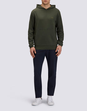 MEN'S UNBRUSHED HOODIE WITH KANGAROO POCKET