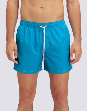 REPREVE® RECYCLED POLYESTER ELASTICATED WAIST SHORT SWIMSHORTS