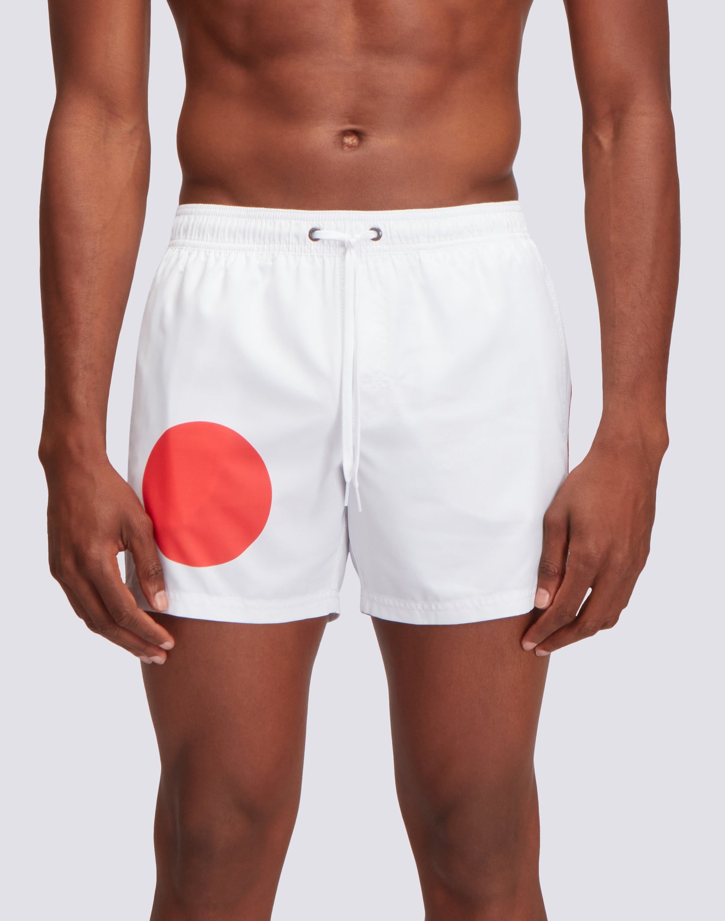 SHORT SWIM SHORTS WITH AN ELASTICATED WAISTBAND RECYCLED POLYESTER REPREVE® JAPAN FLAG