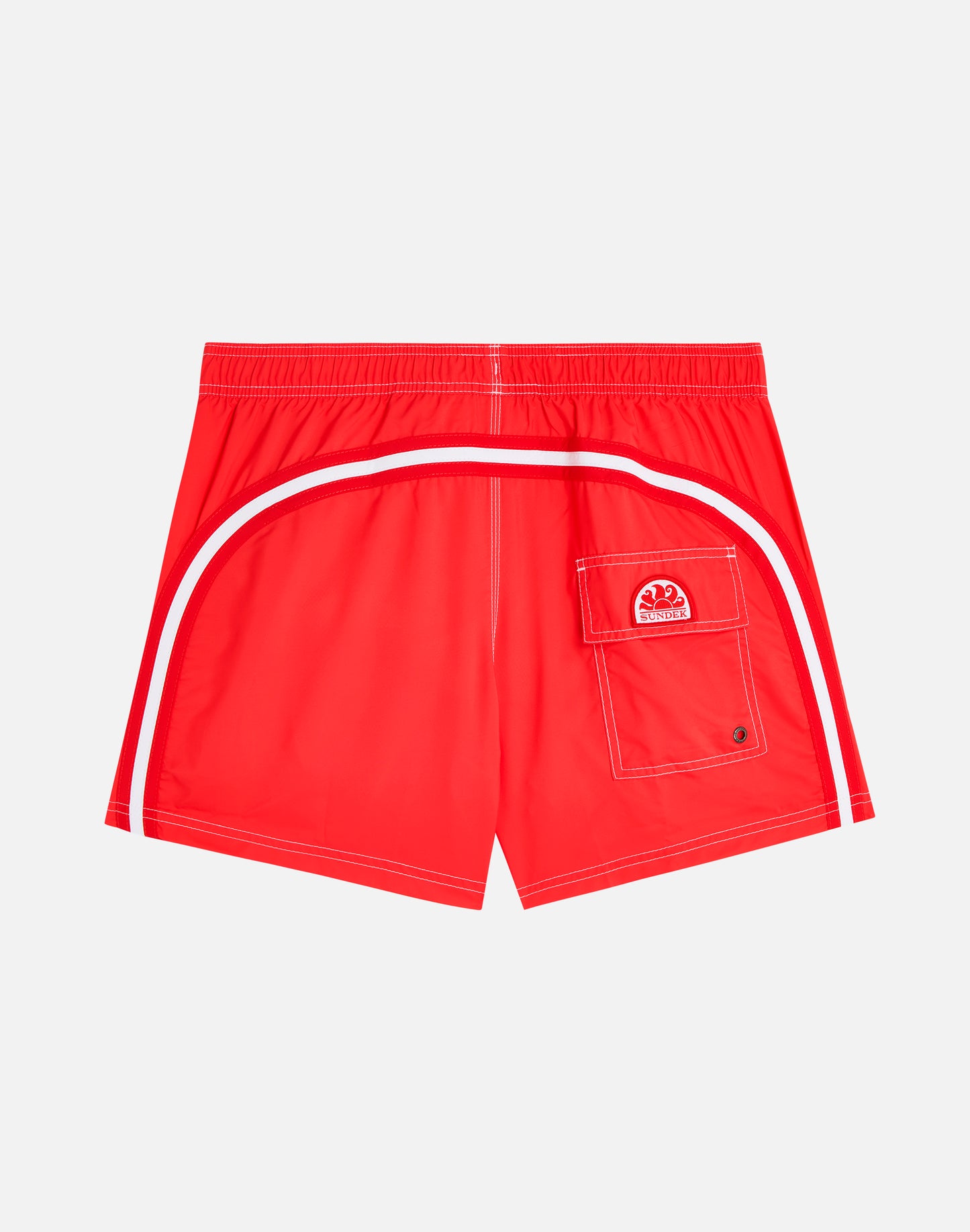 SHORT SWIM SHORTS WITH AN ELASTICATED WAISTBAND RECYCLED POLYESTER REPREVE® CANADA FLAG