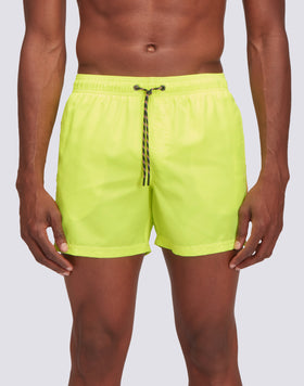 FLUO ELASTICATED WAIST RECYCLED POLYESTER REPREVE®  SWIMSHORT 