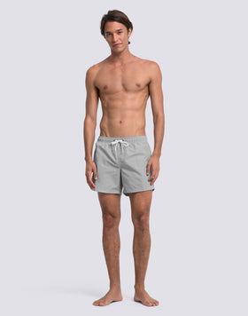 ICONIC TAFFETA SHORT SWIMSUIT WITH ELASTICATED WAIST