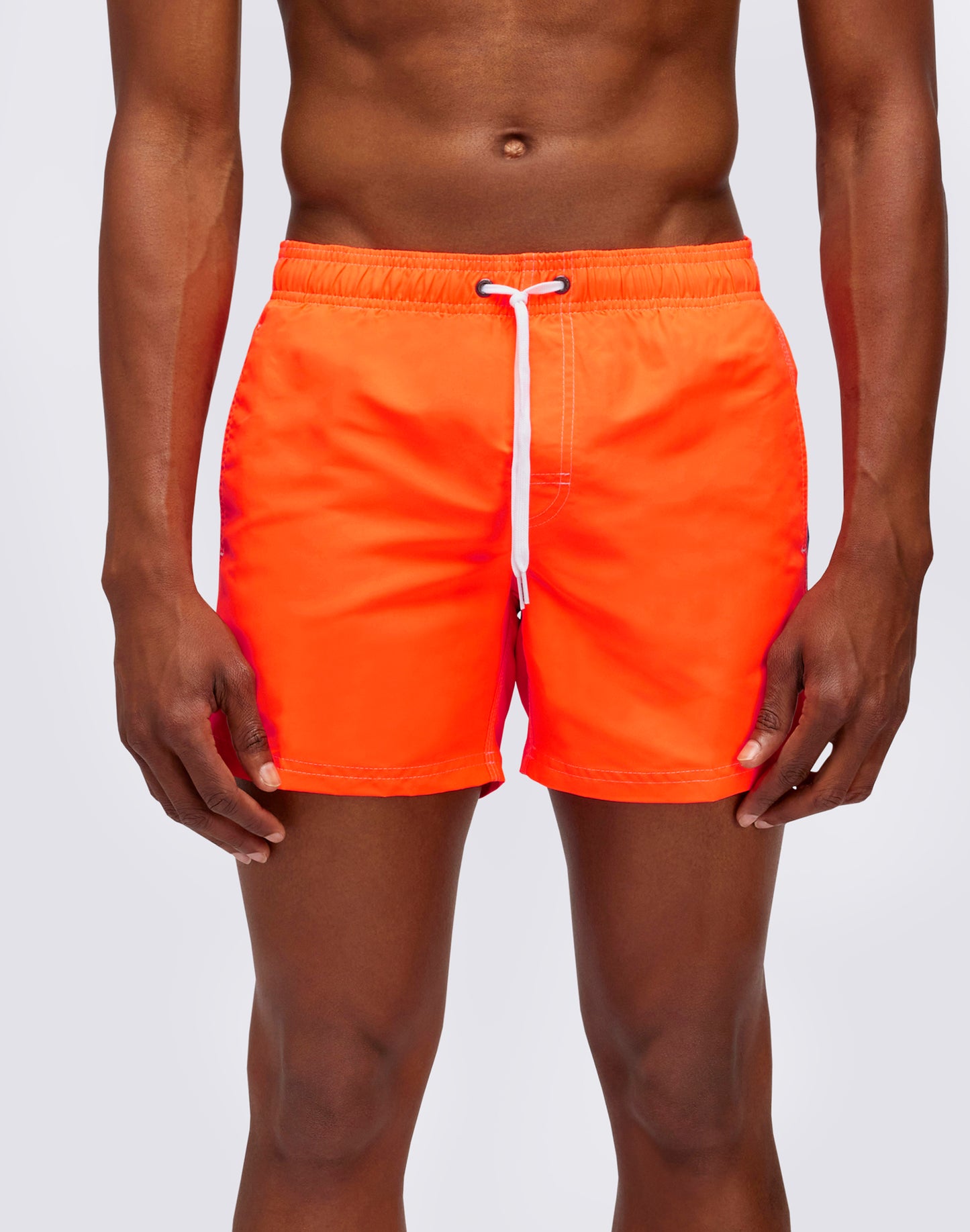 ICONIC TAFFETA STRETCH WAIST SWIM TRUNKS