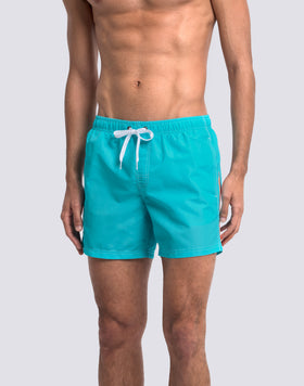 ICONIC TAFFETA SHORT SWIMSHORTS WITH ELASTIC WAIST