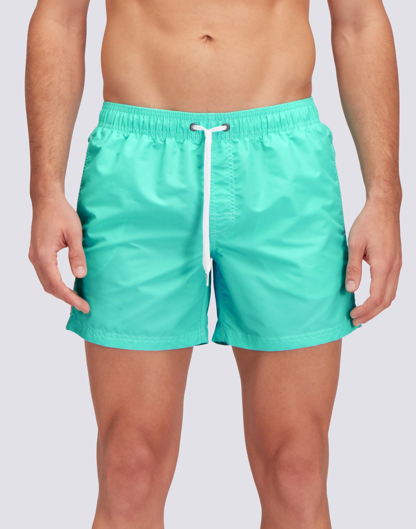 ICONIC TAFFETA SHORT SWIM SHORTS WITH AN ELASTICATED WAISTBAND