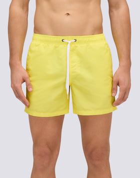 ICONIC TAFFETA SHORT SWIMSUIT WITH ELASTICATED WAIST