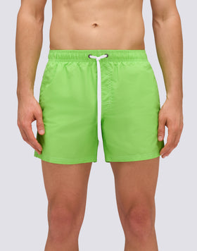 ICONIC TAFFETA MEN'S SHORT ELASTIC WAIST SWIMSHORTS