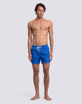 ICONIC TAFFETA MEN'S SHORT ELASTIC WAIST SWIMSUIT