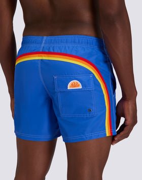 ICONIC TAFFETA MEN'S SHORT ELASTIC WAIST SWIMSUIT