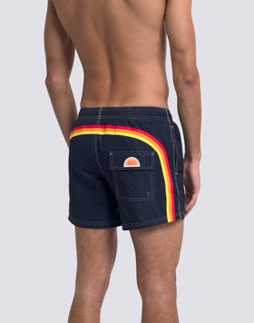 ICONIC TAFFETA MEN'S SHORT ELASTIC WAIST SWIMSHORTS