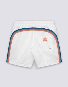 ICONIC TAFFETA MID-LENGTH SWIMSHORTS WITH ELASTICATED WAIST