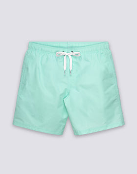 ICONIC TAFFETA MEN'S MID-LENGTH ELASTIC WAIST SWIMSHORTS