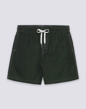 ICONIC TAFFETA MID-LENGTH ELASTIC WAIST SWIMSUIT