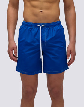 ICONIC TAFFETA FIXED WAIST SHORT SWIMSUIT