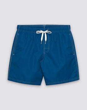 ICONIC TAFFETA MEN'S MID-LENGTH ELASTIC WAIST SWIMSHORTS