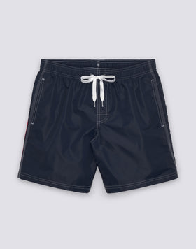 ICONIC TAFFETA MID-LENGTH SWIMSHORTS WITH ELASTICATED WAIST
