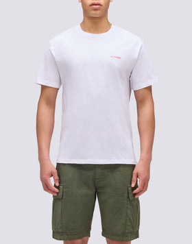 T-SHIRT WITH PALM TRIPS HIBISCUS PRINT