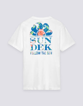 MEN'S T-SHIRT WITH BLISS PRINT SUNDEK FOLLOW THE SUN