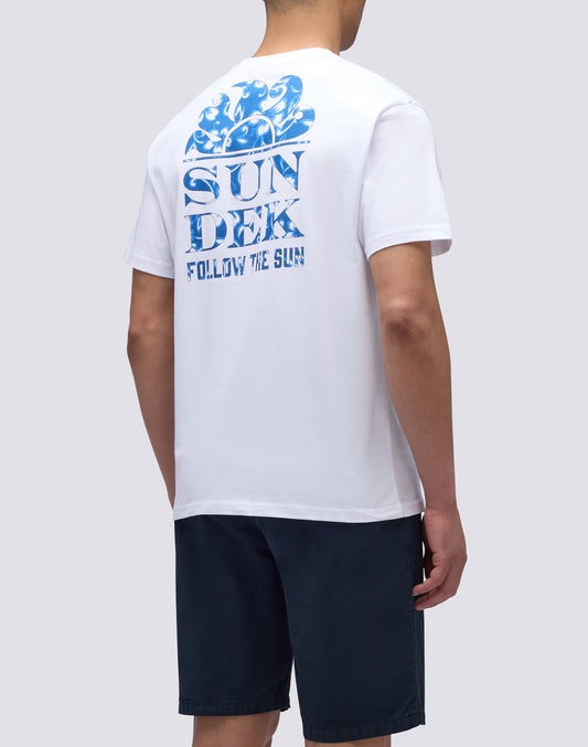 PALMS TRIP HIBISCUS PRINT T-SHIRT