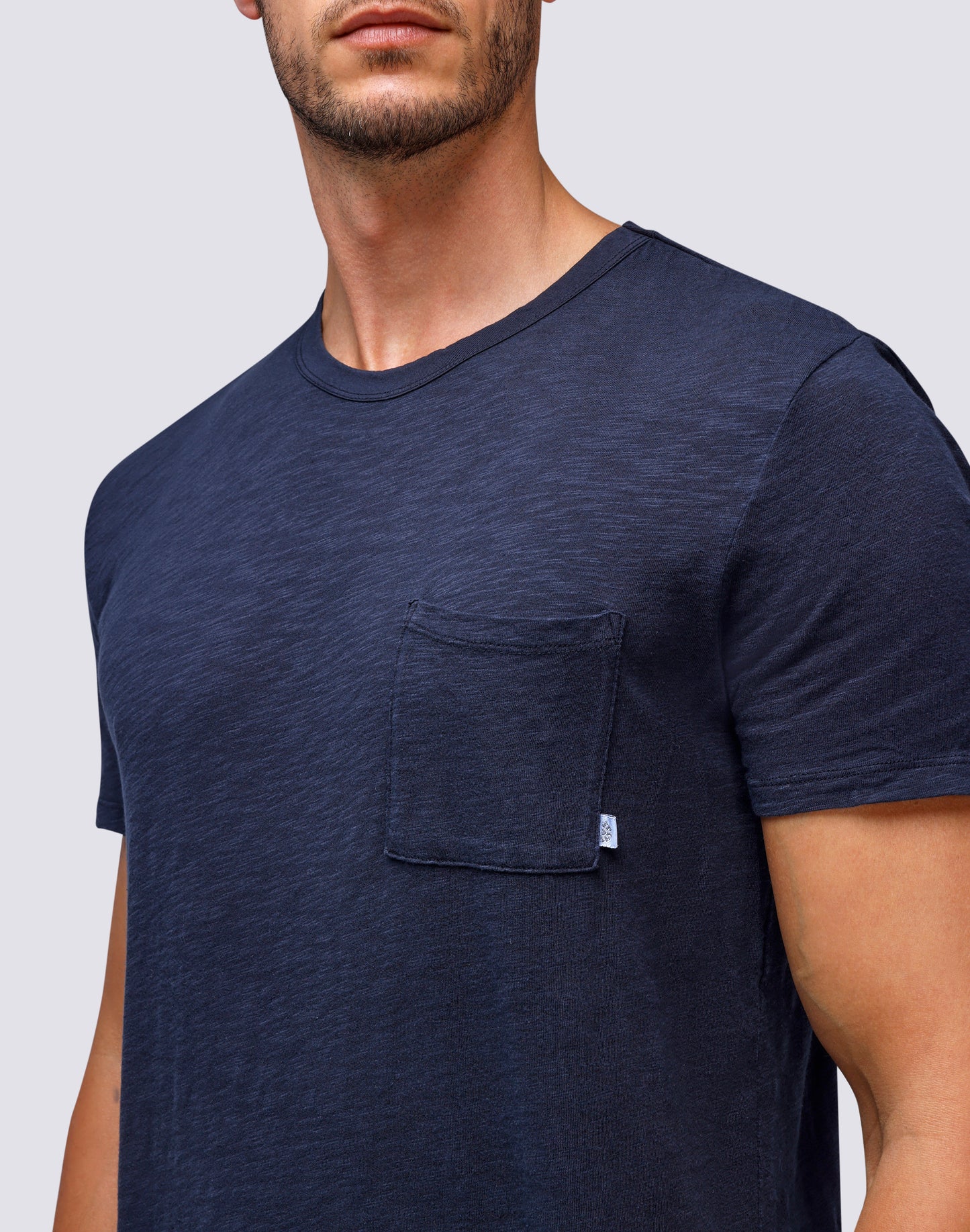 GARMENT DYED T-SHIRT WITH POCKET