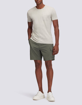 GARMENT DYED T-SHIRT WITH POCKET
