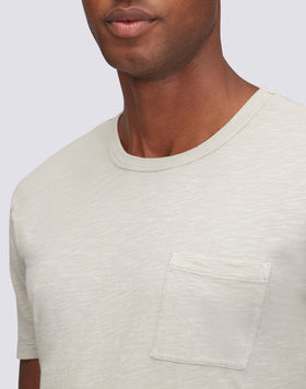 GARMENT DYED T-SHIRT WITH POCKET