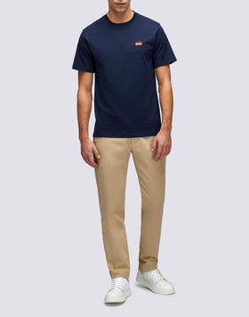 T-SHIRT WITH TRICOLOUR EMBROIDERY