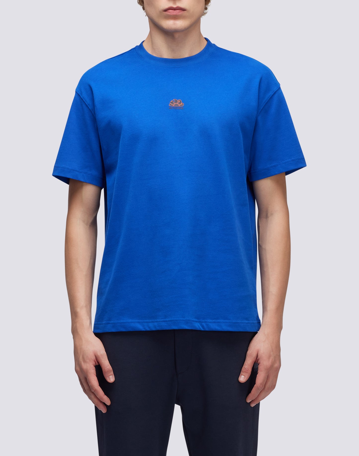 CREW NECK COTTON T-SHIRT WITH LOGO