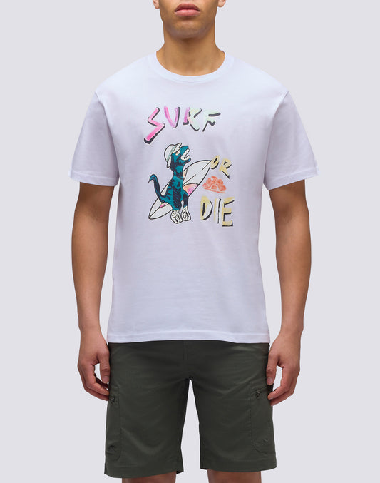 SURF OR DIE ARCHIVE PRINTED T-SHIRT