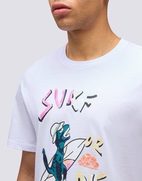 SURF OR DIE ARCHIVE PRINTED T-SHIRT
