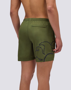 MEDIUM ELASTICATED WAIST LIGHT POLY SWIMSHORTS
