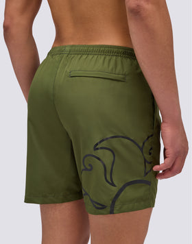 MEDIUM ELASTICATED WAIST LIGHT POLY SWIMSHORTS