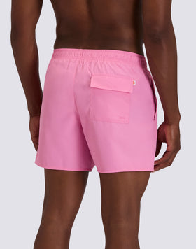 MEN'S SHORT SWIMSHORTS WITH ELASTIC WAIST AND PEACHY FABRIC